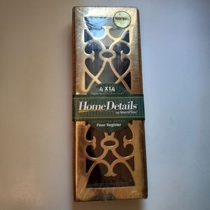 Solid Brass Floor Register